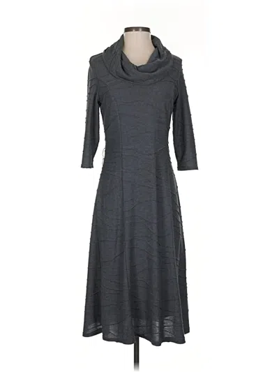 Pre-owned Sharagano Casual Dress In Gray