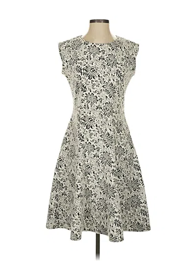 Pre-owned Sharagano Casual Dress In Gray