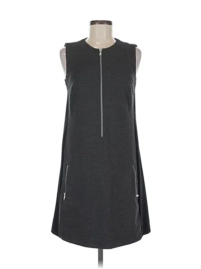 Pre-owned Sharagano Casual Dress In Gray