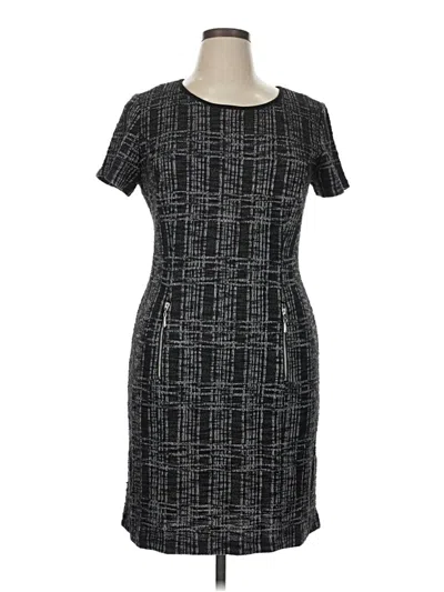 Pre-owned Sharagano Casual Dress In Gray