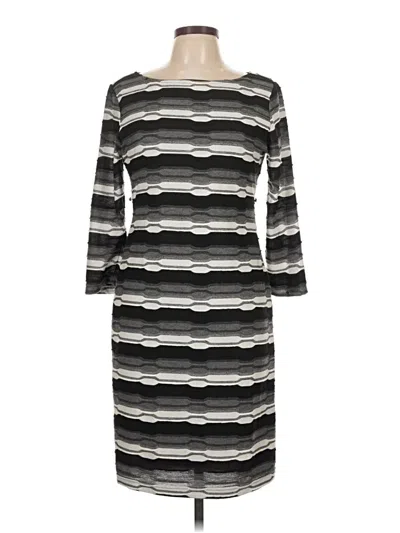 Pre-owned Sharagano Casual Dress In Gray