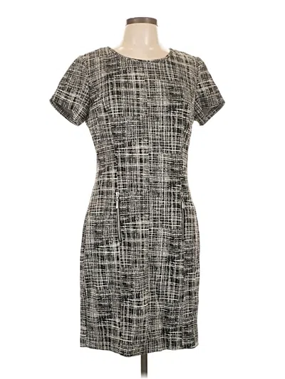 Pre-owned Sharagano Casual Dress In Gray