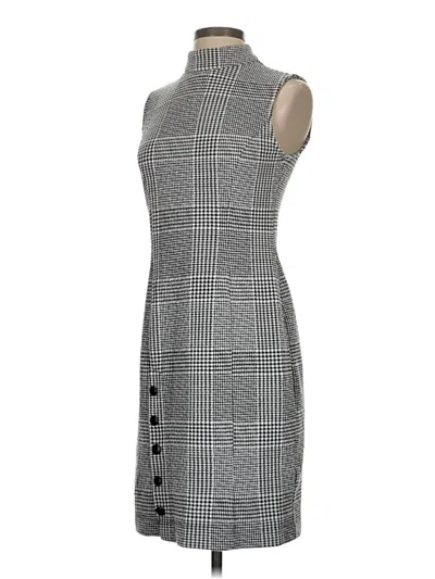 Pre-owned Sharagano Casual Dress In Gray