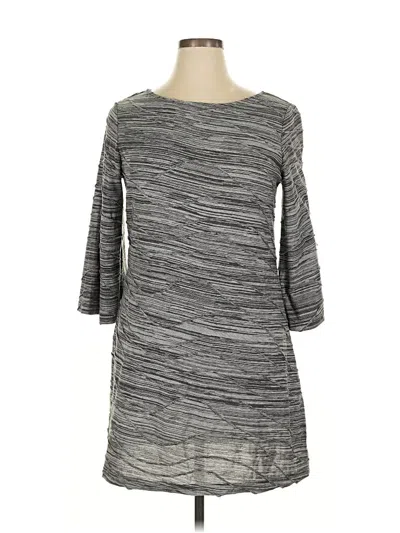 Pre-owned Sharagano Casual Dress In Gray