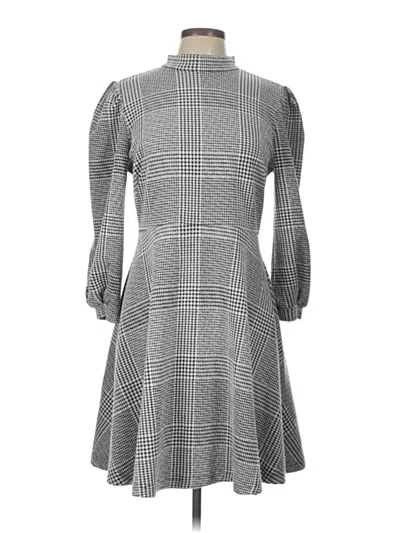 Pre-owned Sharagano Casual Dress In Gray