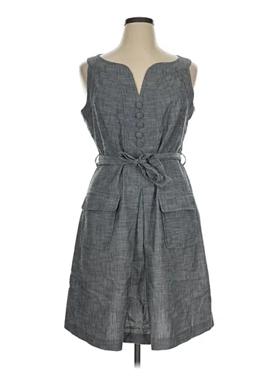 Pre-owned Sharagano Casual Dress In Gray