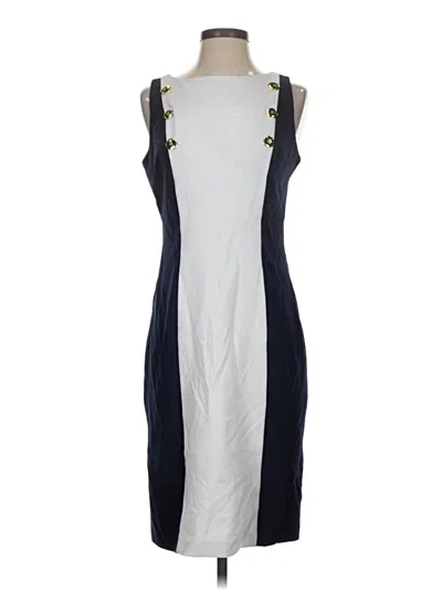 Pre-owned Sharagano Casual Dress In Gray