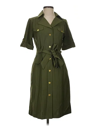 Pre-owned Sharagano Casual Dress In Green