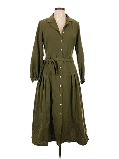 Pre-owned Sharagano Casual Dress In Green