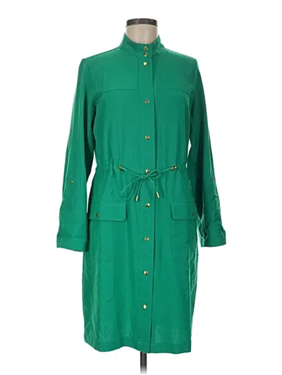 Pre-owned Sharagano Casual Dress In Green