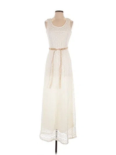 Pre-owned Sharagano Casual Dress In Ivory