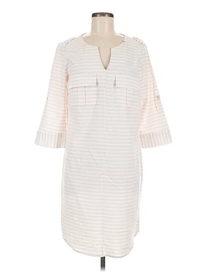Pre-owned Sharagano Casual Dress In Ivory