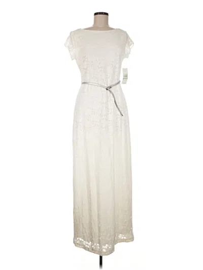 Pre-owned Sharagano Casual Dress In Ivory