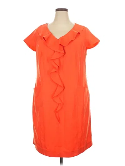 Pre-owned Sharagano Casual Dress In Orange
