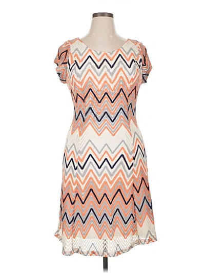 Pre-owned Sharagano Casual Dress In Orange
