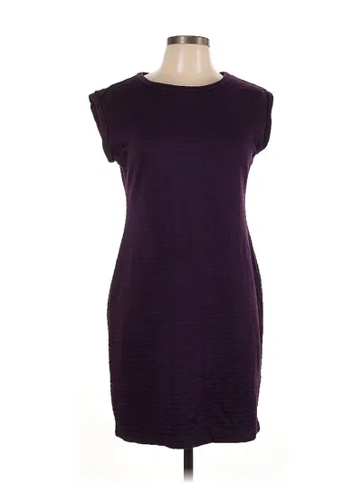 Pre-owned Sharagano Casual Dress In Purple