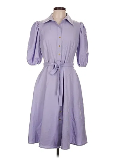 Pre-owned Sharagano Casual Dress In Purple