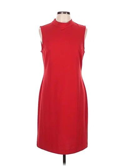 Pre-owned Sharagano Casual Dress In Red
