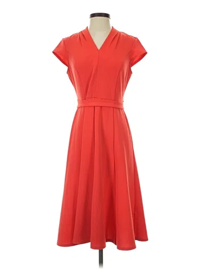 Pre-owned Sharagano Casual Dress In Red