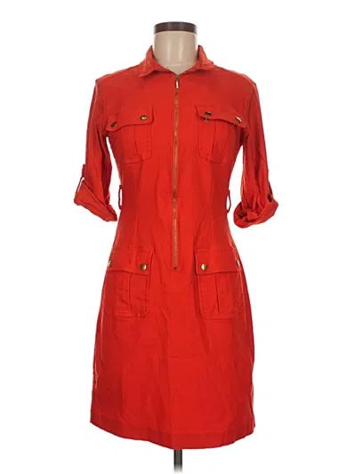 Pre-owned Sharagano Casual Dress In Red