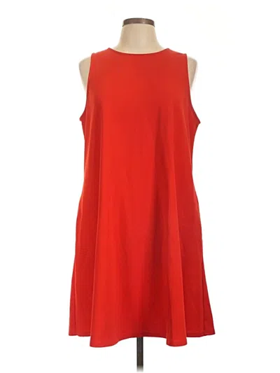 Pre-owned Sharagano Casual Dress In Red