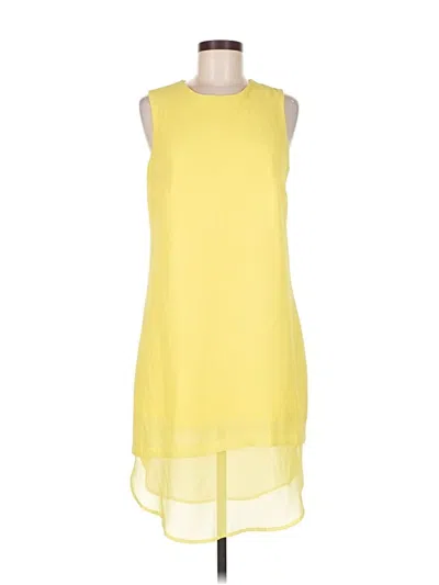 Pre-owned Sharagano Casual Dress In Yellow