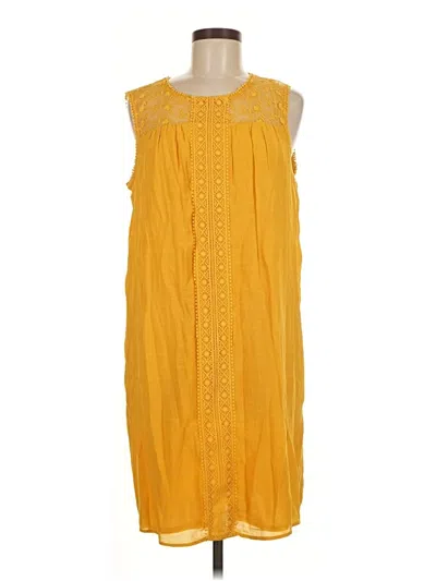 Sharagano Casual Dress In Yellow