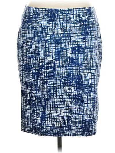 Pre-owned Sharagano Casual Skirt In Blue