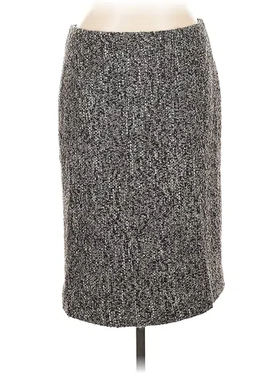 Pre-owned Sharagano Casual Skirt In Gray