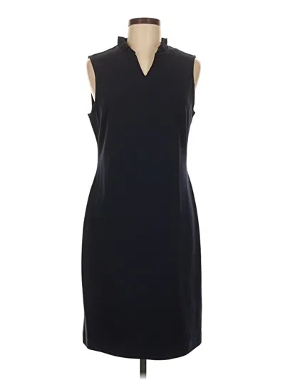 Pre-owned Sharagano Cocktail Dress In Black