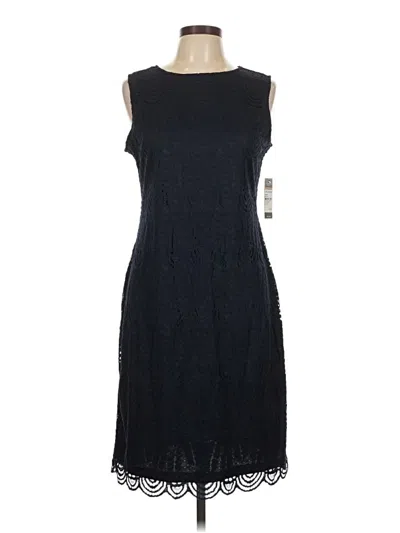 Pre-owned Sharagano Cocktail Dress In Black