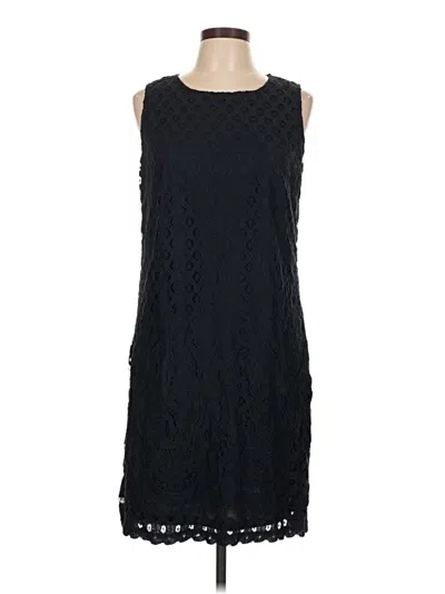 Pre-owned Sharagano Cocktail Dress In Black