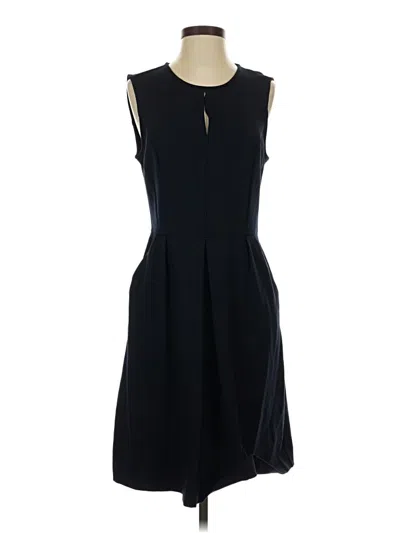 Pre-owned Sharagano Cocktail Dress In Black