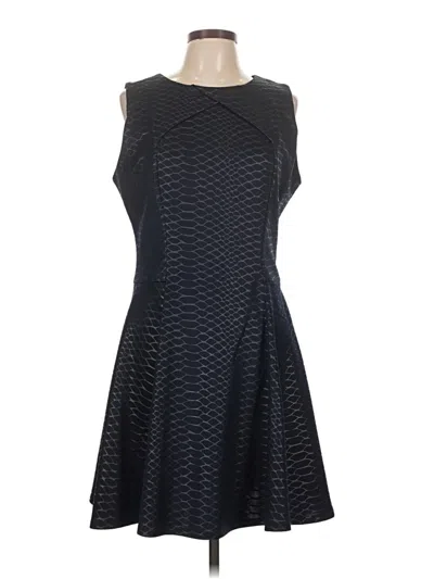 Sharagano Cocktail Dress In Black