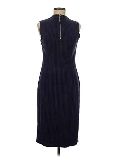 Pre-owned Sharagano Cocktail Dress In Blue