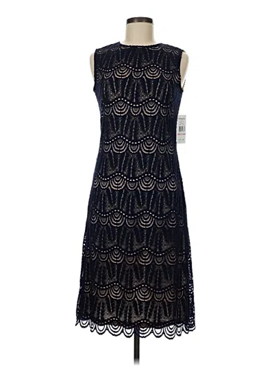 Pre-owned Sharagano Cocktail Dress In Blue