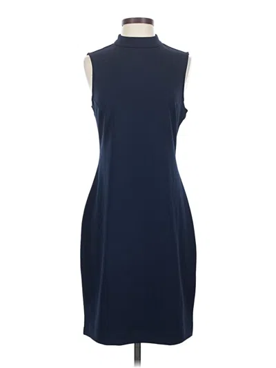 Pre-owned Sharagano Cocktail Dress In Blue