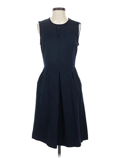 Pre-owned Sharagano Cocktail Dress In Blue