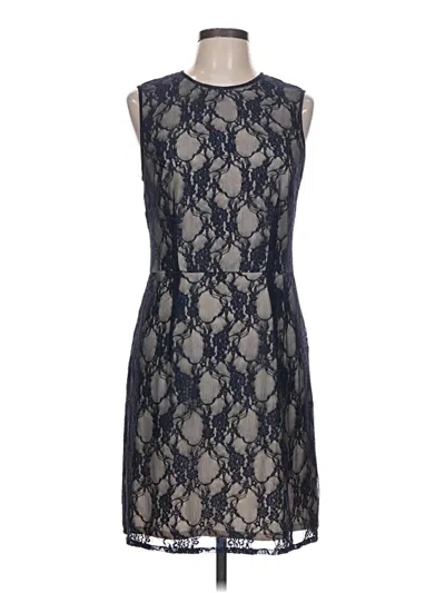 Pre-owned Sharagano Cocktail Dress In Blue