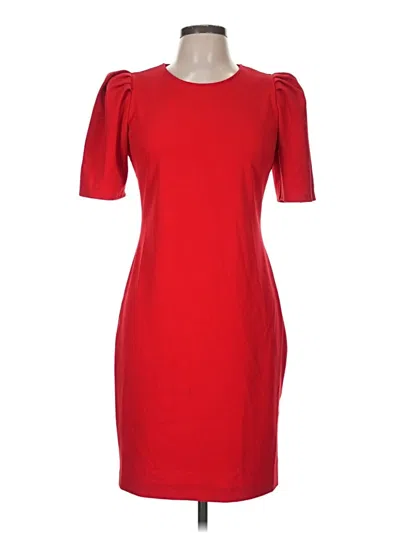 Pre-owned Sharagano Cocktail Dress In Red