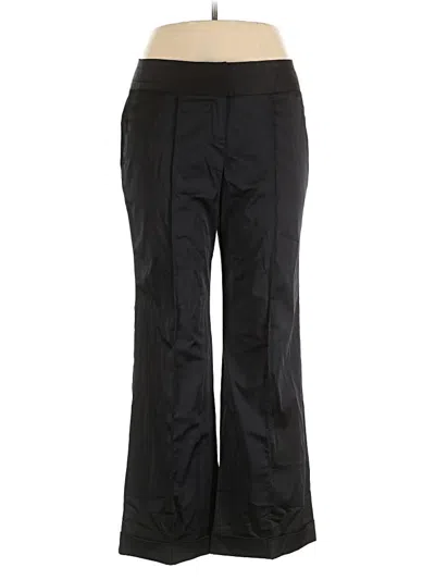 Pre-owned Sharagano Dress Pants In Black