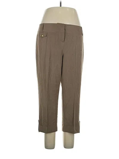 Pre-owned Sharagano Dress Pants In Brown