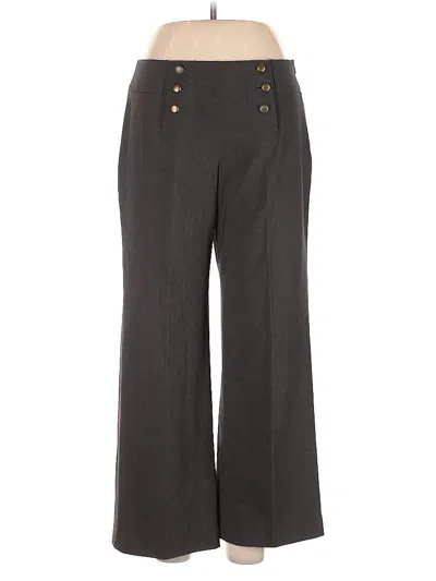 Pre-owned Sharagano Dress Pants In Gray