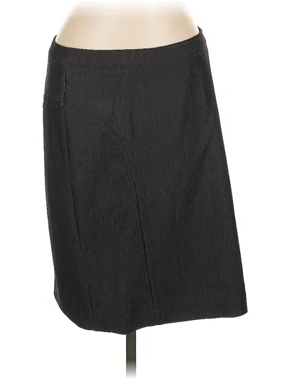 Pre-owned Sharagano Formal Skirt In Black