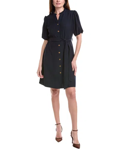 Sharagano Midi Dress In Black
