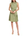 Sharagano Midi Dress In Multi