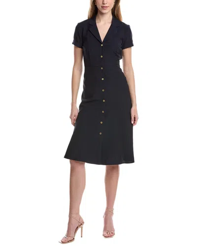 Sharagano Midi Dress In Navy