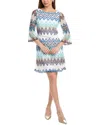 Sharagano Mini Dress In Blue