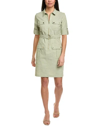 Sharagano Mini Dress In Green