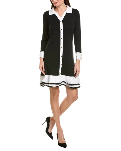 Sharagano Nanette Nanette Lepore Sweaterdress In Black
